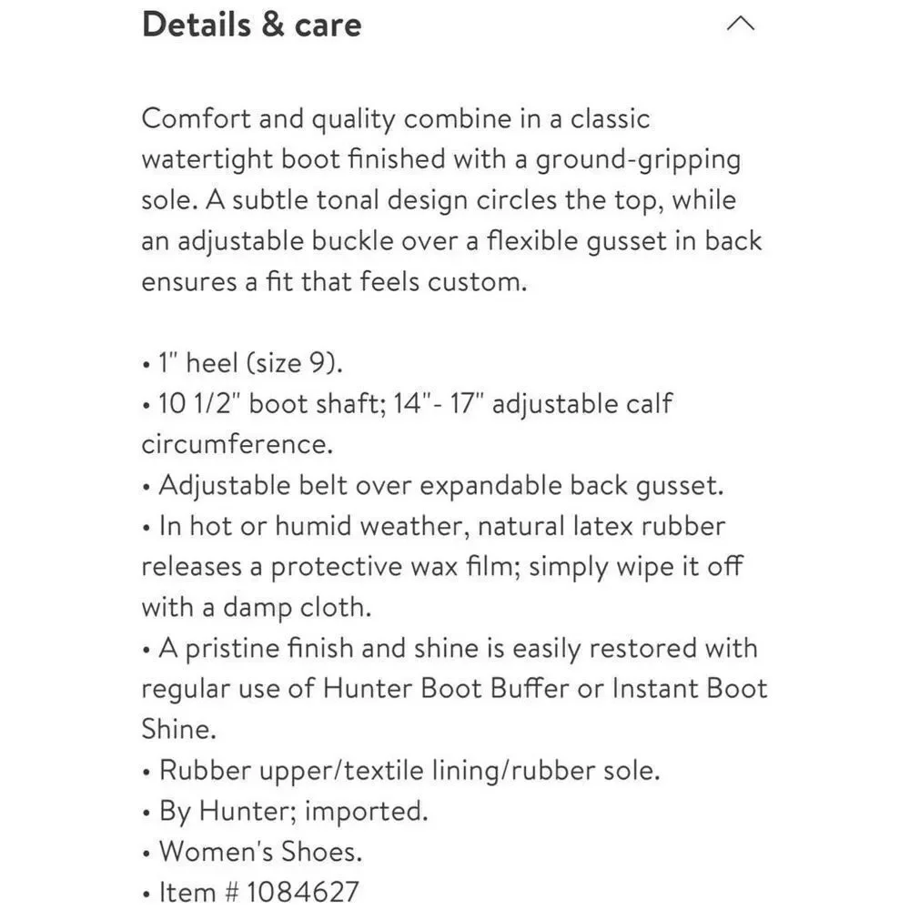 Hunter | Original Short Adjustable Rain Boot - Picture 9 of 9